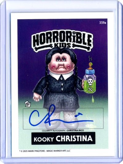 Horrorible Kids CHRISTINA RICCI - CELEBRITY AUTO Card