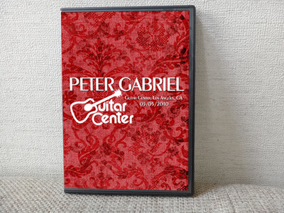 PETER GABRIEL Guitar Center, Los Angeles, CA 05.05.2010 + David Letterman Show 11.09.2011 DVD