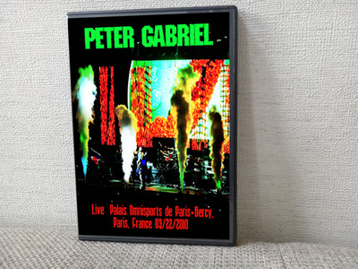 PETER GABRIEL Live Palais Omnisports de Paris-Bercy, Paris, France 03.22.2010 DVD