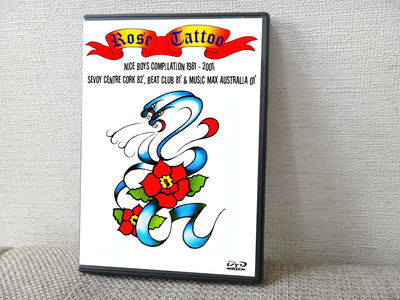 ROSE TATTOO Nice Boys Compilation 1981 - 2001 Sevoy Centre Cork 82' Beat Club 81' & Music Max Australia 01' DVD