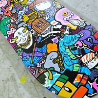 Art Skateboard by Swaggerassic "The Garden on Entropy” - Thumbnail 1