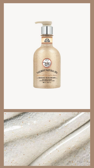 Veilment Natural Spa Dead Sea Salt Body Scrub and Cleanser - FINAL SALE