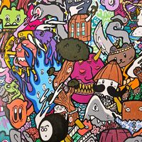 Painting by Swaggerassic "The Entropy Square” - Thumbnail 1