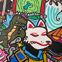 Painting by Swaggerassic "The Entropy Square” - Thumbnail 6