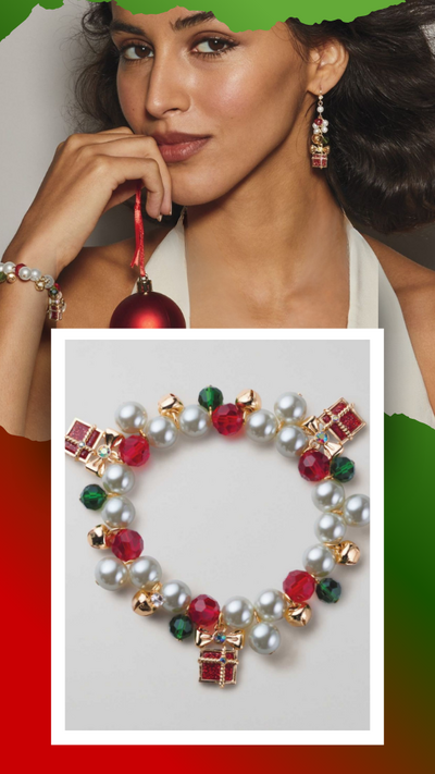 Pearly Wrapped Presents Bracelet - FINAL SALE