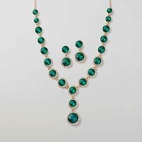 Evergreen Jewels Necklace/Earring Set - FINAL SALE - Thumbnail 1