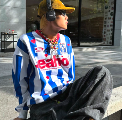 VERTICAL STRIPED JERSEY LONG SLEEVE