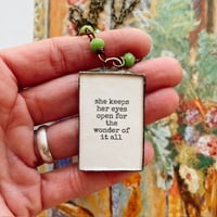 “The Wonder of it All” necklace no.01 - Thumbnail 1