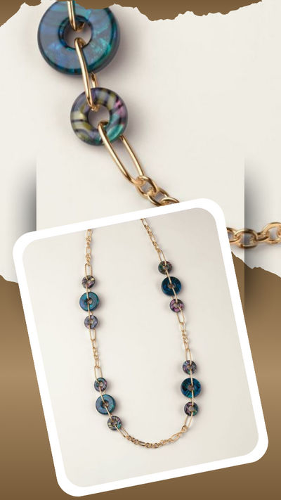 Luminous Tides Link Necklace - FINAL SALE