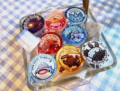 Pudding Keychains