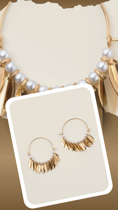 Bloom and Glow Hoop Earrings - FINAL SALE