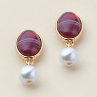 Classic Jewel Drop Necklace and Earring Set - FINAL SALE - Thumbnail 2