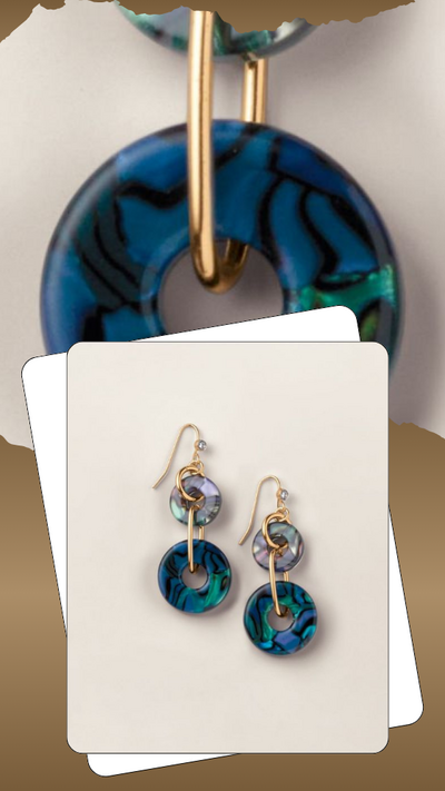 Luminous Tides Link Earrings - FINAL SALE