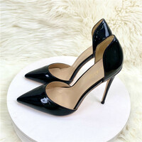 12CM pointed stiletto high heels - Thumbnail 1