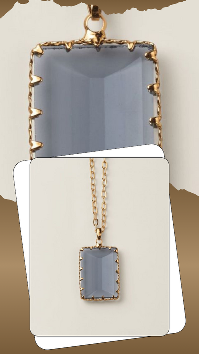 Dusk Frame Pendant Necklace - FINAL SALE
