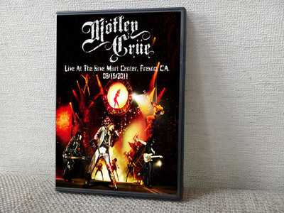 MOTLEY CRUE Live At The Save Mart Center, Fresno, CA. 08.16.2011 DVD