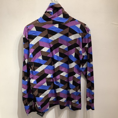 SOUSOU Gibao patterned high neck