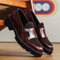 Men's casual slip-on loafers height-enhancing loafers - Thumbnail 1