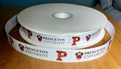 7/8" Princeton University Inspired Custom Printed Grosgrain Ribbon
