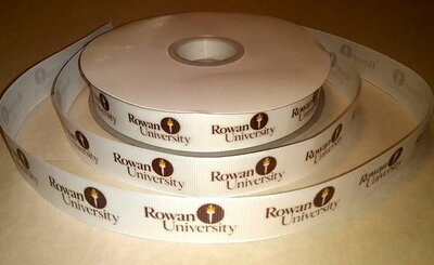 7/8" Rowan University Inspired Custom Printed Grosgrain Ribbon