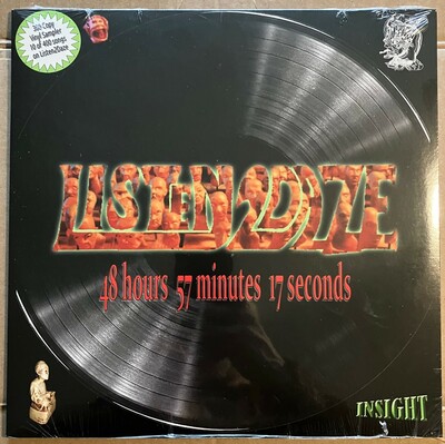 LISTEN2DAZE - Vinyl Sampler LP (Limited to only 300 copies with 10 Songs from 400 song Box Set - Features members of PROWESS, CASTOR, etc.)