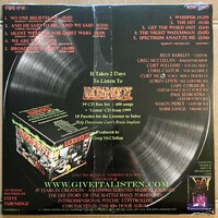 LISTEN2DAZE - Vinyl Sampler LP (Limited to only 300 copies with 10 Songs from 400 song Box Set - Features members of PROWESS, CASTOR, etc.) - Thumbnail 1
