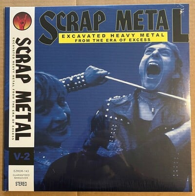 SCRAP METAL VOLUME 2 (New Compilation LP of rare late 70s and 80s metal bands from the UK and the US from RidingEasy Records)