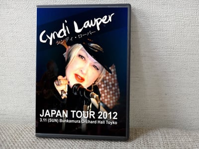 CYNDI LAUPER Live At The Bunkamura Orchard Hall, Tokyo, Japan 03.11.2012 DVD
