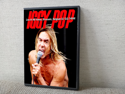 IGGY POP Live At AB Venue, Brussels, Belgium 12.02.1999 DVD