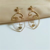 Retro Hollow Metal Earrings β Vintage-Inspired Fashion Accessories for Women | Elegant Statement Jewelry - Thumbnail 1