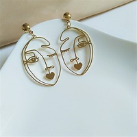 Retro Hollow Metal Earrings β Vintage-Inspired Fashion Accessories for Women | Elegant Statement Jewelry - Thumbnail 3