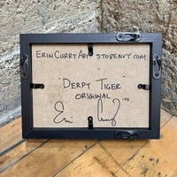 "Derpy Tiger" Original Shadowbox - Thumbnail 3