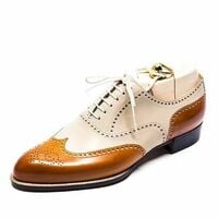 Handmade men's genuine leather dress shoes - Thumbnail 1