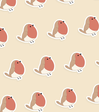 Robin Individual Stickers