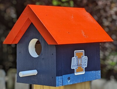 University of Illinois Retro Bird House