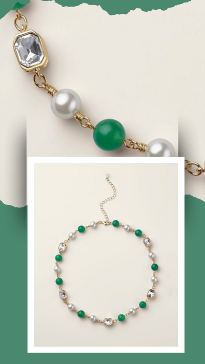 Crystal Evergreen Luxe Necklace