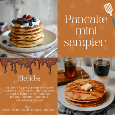 Pancake mini wax sampler