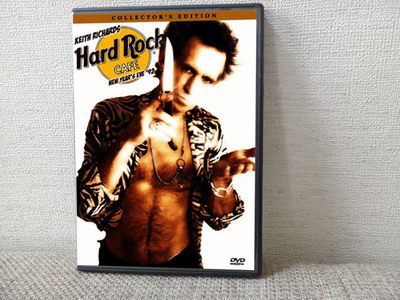 KEITH RICHARDS Live At The Hard Rock Cafe, In New York City, NY 12.31.1992 DVD