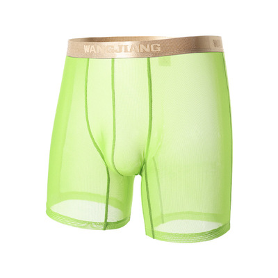 Mesh gauze 2PK Men's Sexy underwear lingerie breathable quick-drying boxer shorts underpants 4040CKPJ
