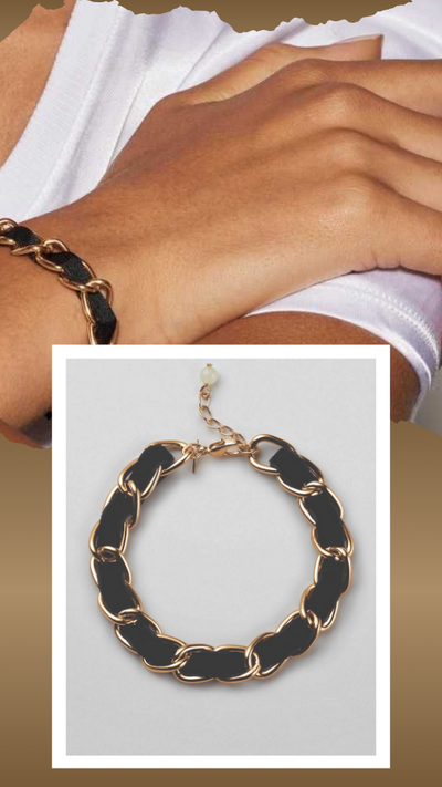 Ribbon Woven Chain Bracelet - FINAL SALE