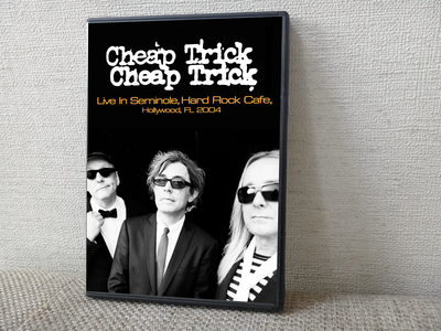 CHEAP TRICK Live In Seminole, Hard Rock Cafe, Hollywood, FL 2004 DVD