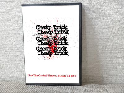 CHEAP TRICK Live The Capital Theater, Passiac NJ 03.29.1980 DVD