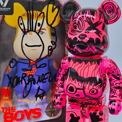 Custom Bearbrick 400% by Xavi Carbonell "Untitled #1"