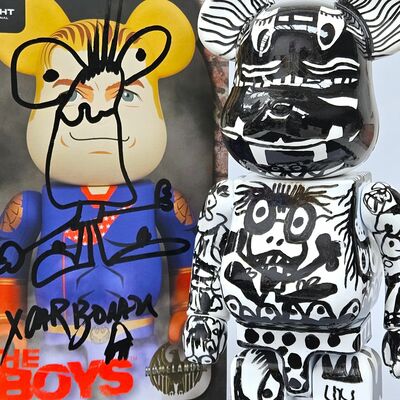Custom Bearbrick 400% by Xavi Carbonell "Untitled #2"