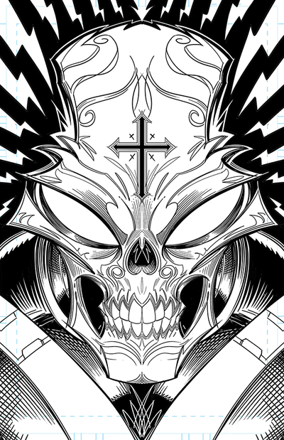 Black Phantom "Holy Terror" #1 - Glow in the Dark Variant