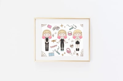 Gwen Bitty Cutie Print