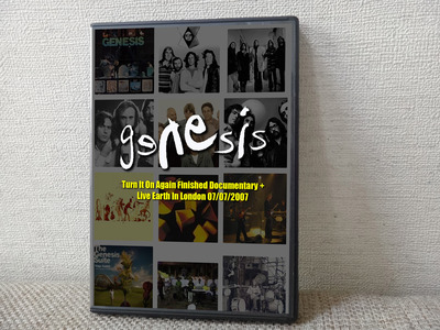 GENESIS Turn It On Again Finished Documentary + Live Earth In London 07.07.2007 DVD