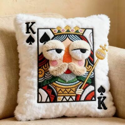 Poker Plush Pillow