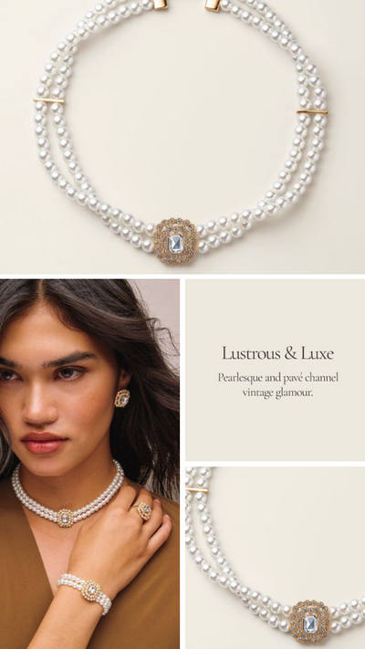 Victorian Beauty Pearly Choker