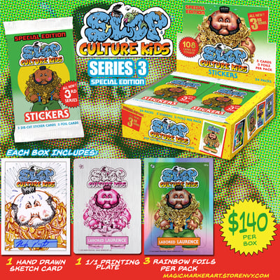 Slop Culture Kids - Series 3 Trading Cards - SPECIAL EDITION 24 Pack Box